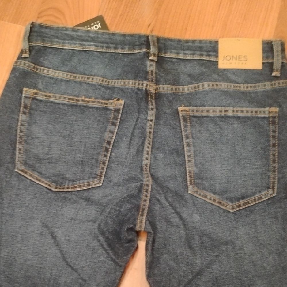 Jones New York Dark Blue Straight Jeans - Picture 5 of 5